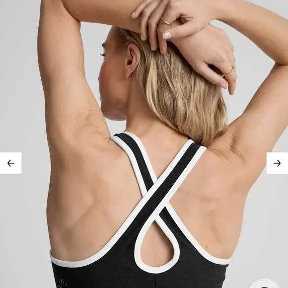 Beyond Yoga Black and White Active Dress Size S - Picture 3 of 12